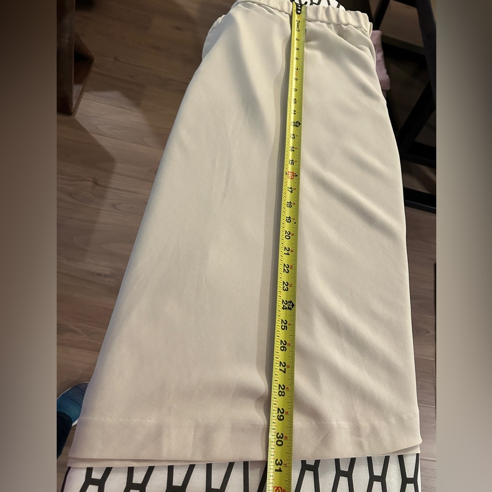 Alfani Soft Beige A-Line Skirt - Picture 5 of 5
